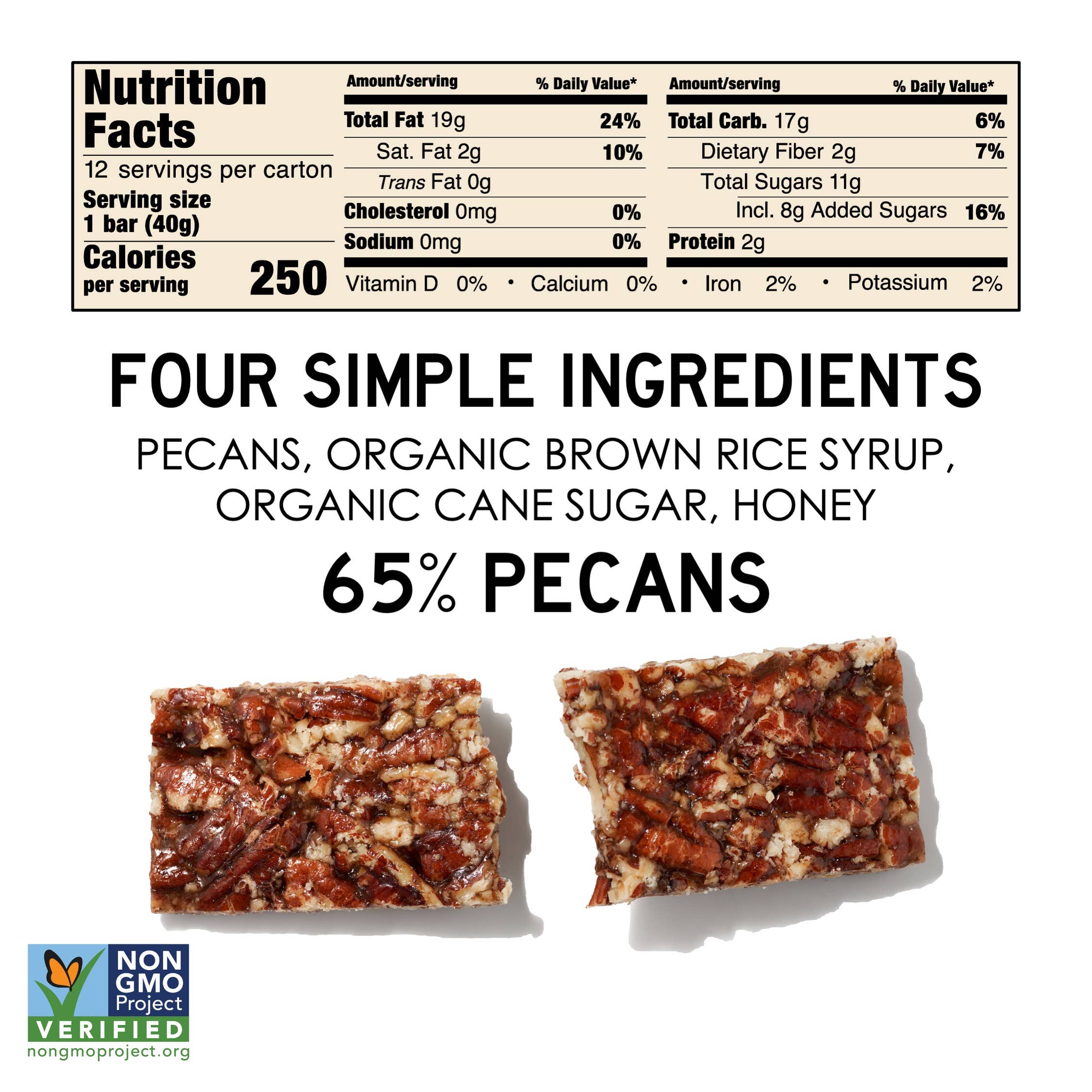 SOUTH FORTY SNACKS COMPANY - Wholesale Snack Bar - 12-Pack, Pecan Crunchy Nut Bar ($1.95 per unit)2