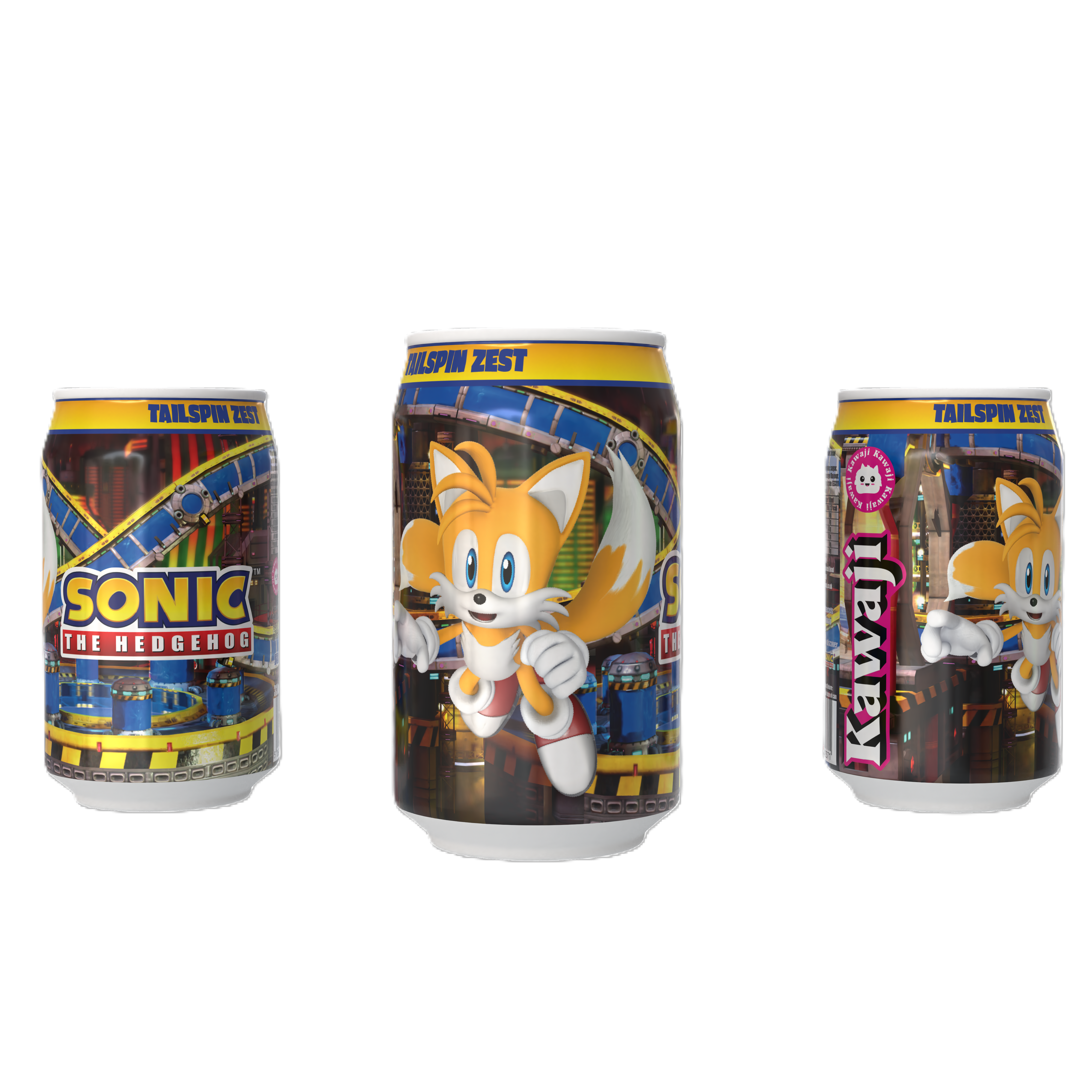 Kawaji – wholesale Food gift basket – Sonic the Hedgehog Mega Mix 3 Can Gift Set6