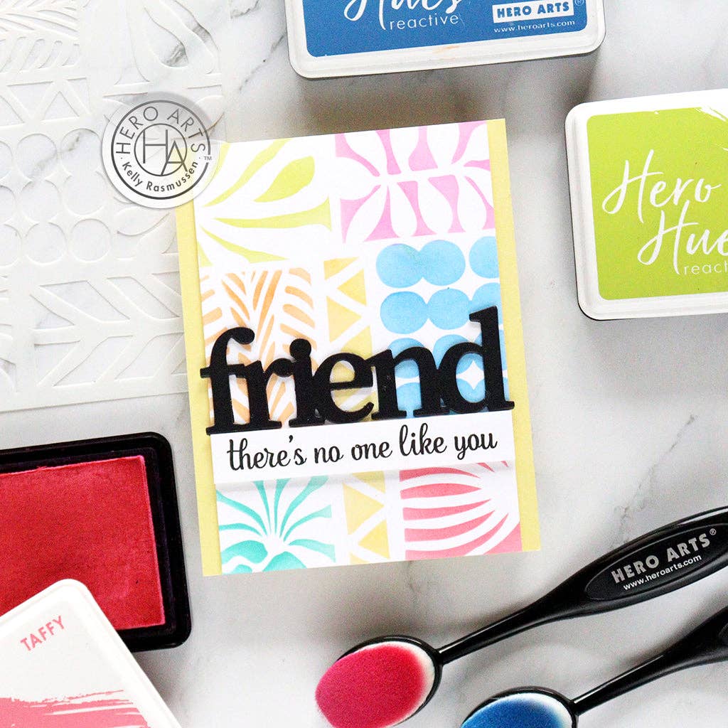 Hero Arts + Spellbinders Wholesale - Wholesale Stencil/Craft Die - Hero Arts Floral Trove Stencil1