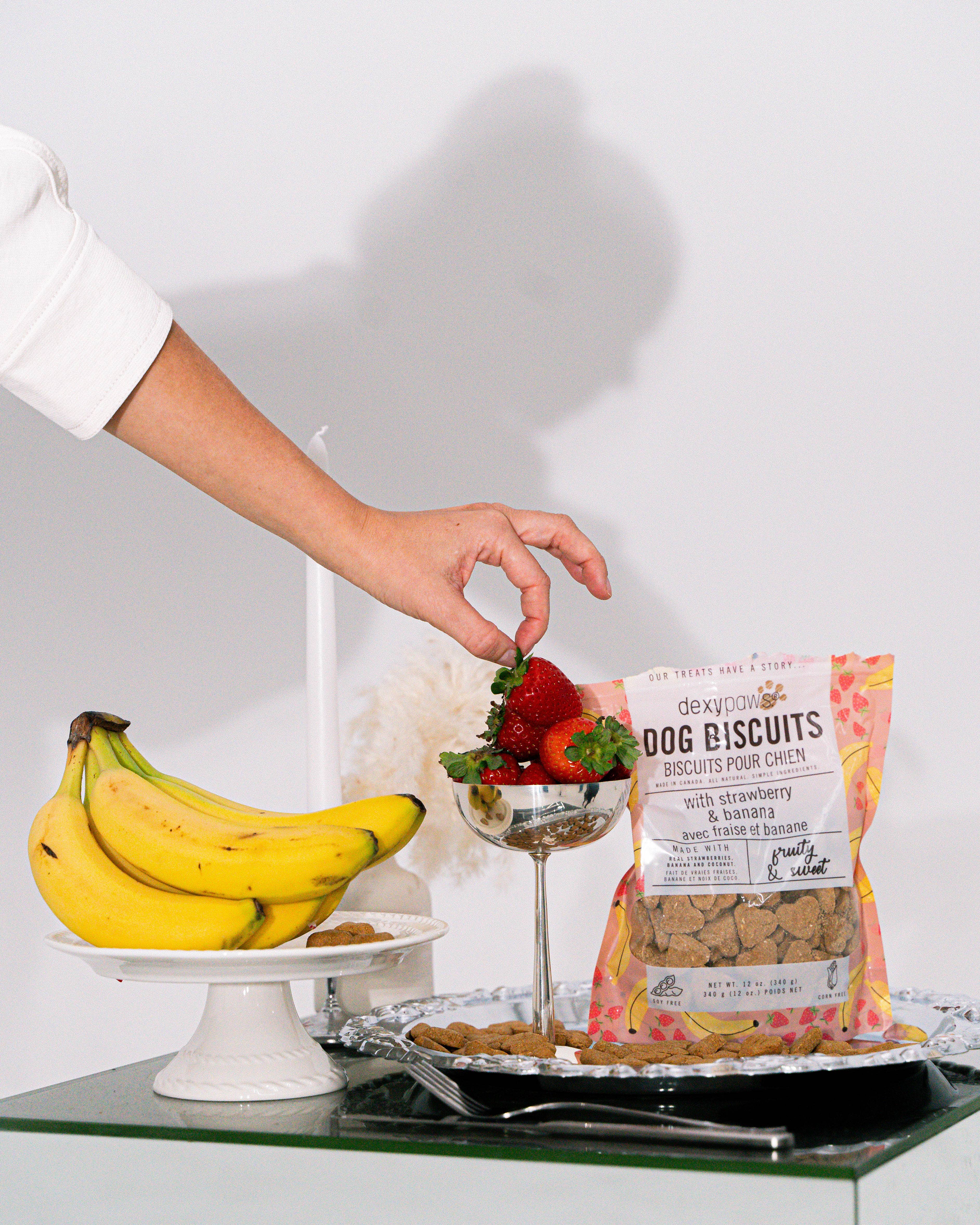 dexypaws - Wholesale Hondenkoekjes - Hond - Hondensnacks met aardbei, banaan en kokos5