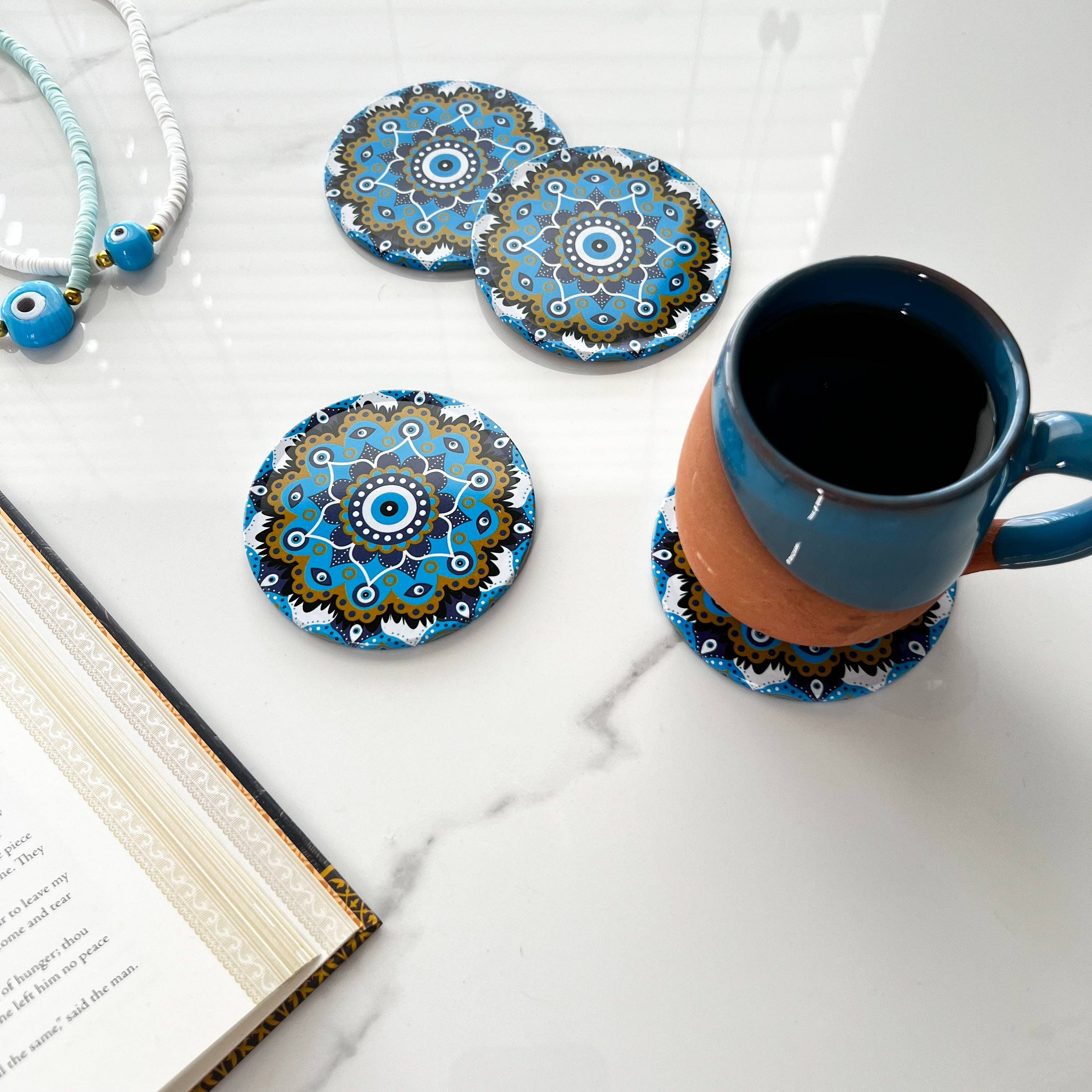 Umays Boho – Großhandel Untersetzer – Mandala-Untersetzer, Böser-Blick-Untersetzer, Boho-Untersetzer3