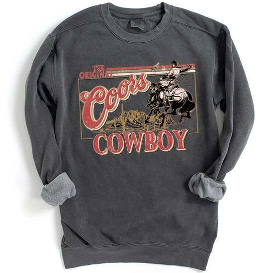 COORS COWBOY BEKLÆDNINGSGENSTAND FARVET SWEATSHIRTS for engroshandel hos LaLaSista
