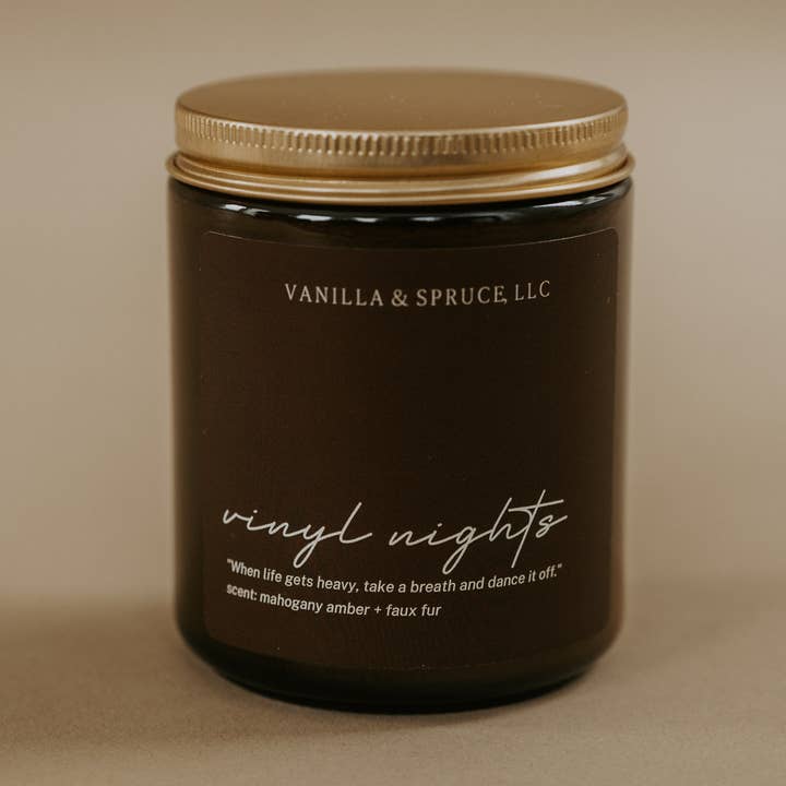 7 oz Candle - Vinyl Nights and other Purchase Wholesale unique honey jars. Free Returns & Net 60 Terms on Faire trending on Faire.
