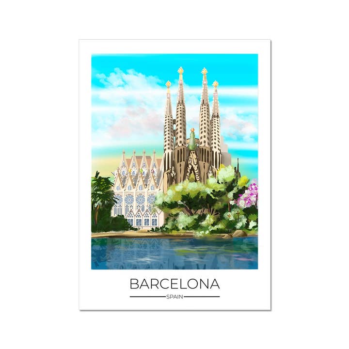 Dreamers who Travel - Wholesale Poster - Poster afdrukken van Barcelona