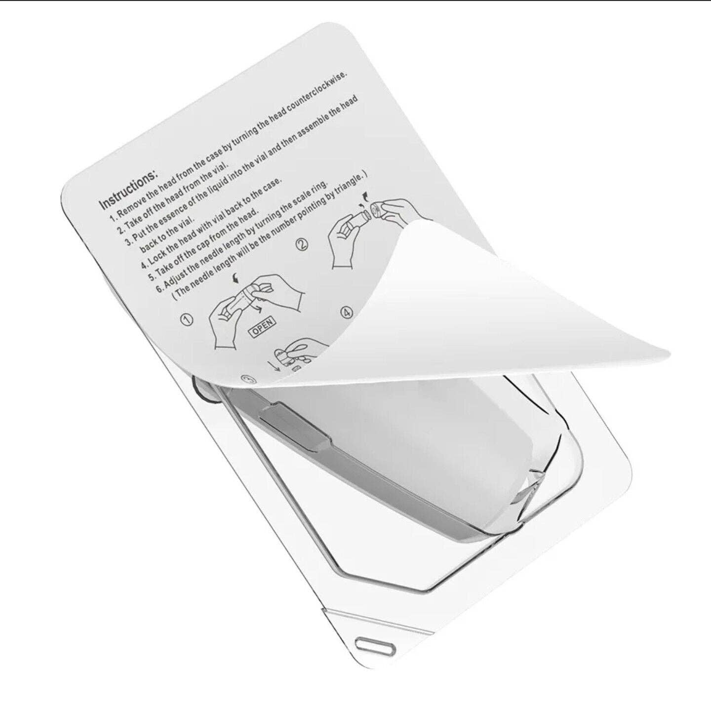 AMMURI - Wholesale Electronic Skincare Device - Professional Microneedling at Home: 0-1.5mm Adjustable Derma Stamp for Skin Rejuvenation9