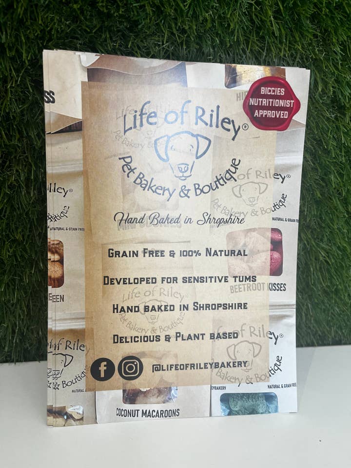 Leaflets POS for wholesale by Life Of Riley Bakery Ltd