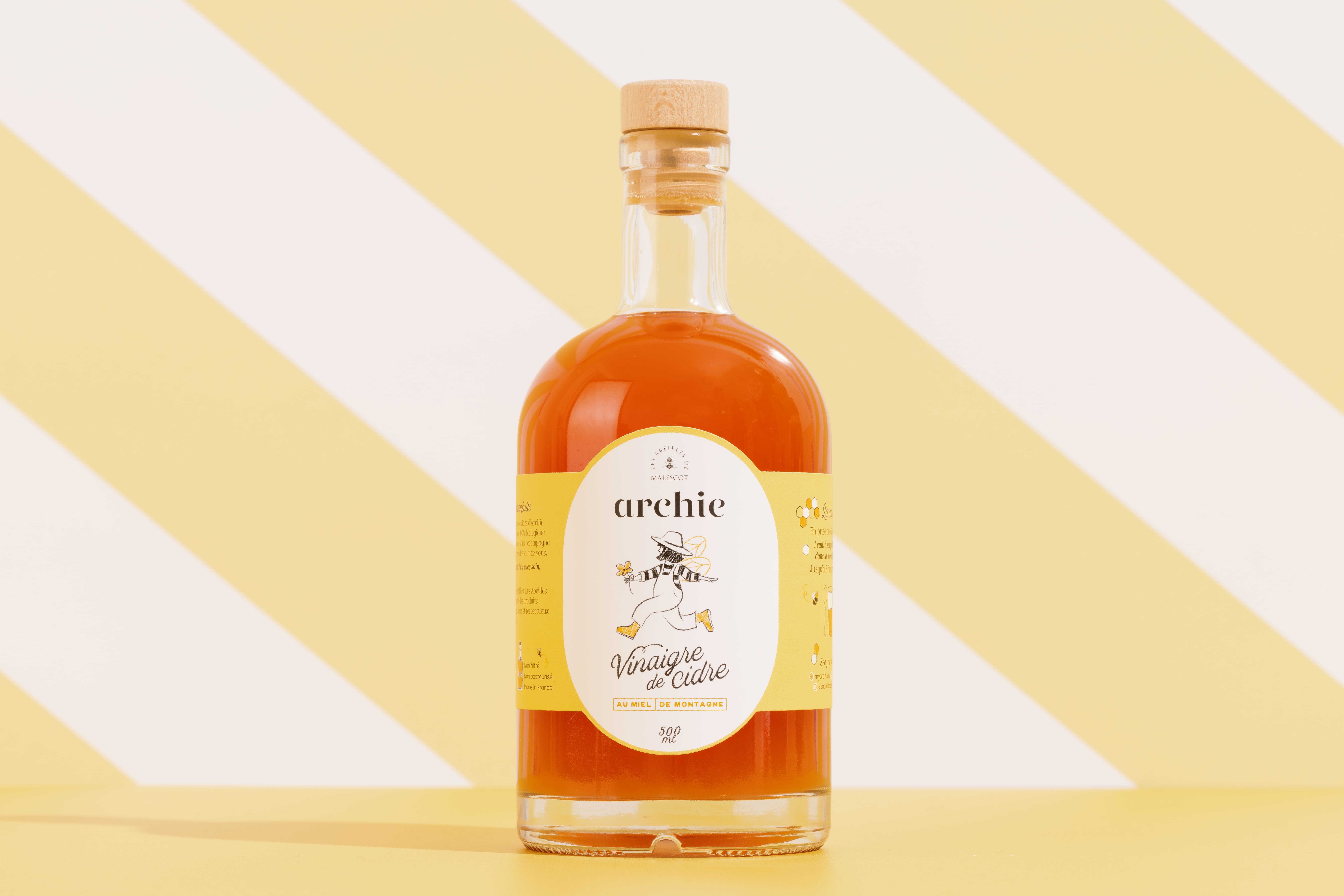 Les Abeilles de Malescot - Wholesale Oral Supplement/Vitamin - Organic Apple Cider Vinegar with organic Mountain Honey4