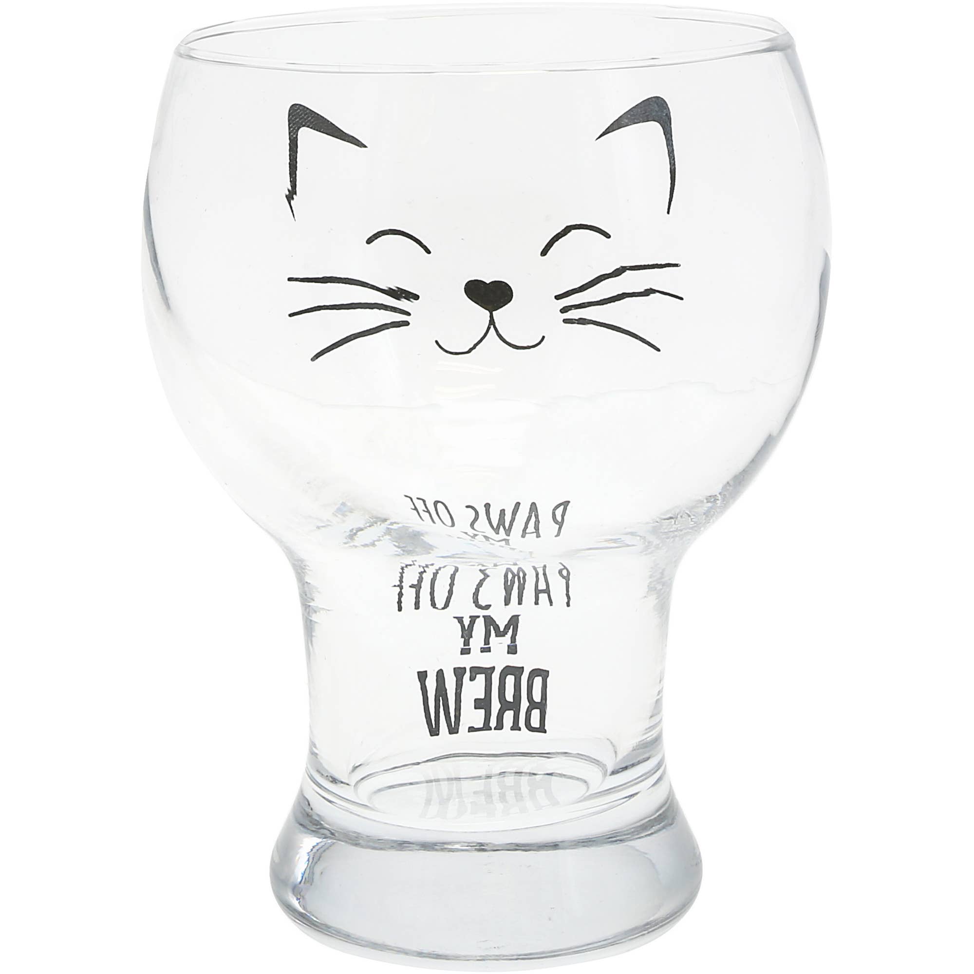 Pavilion - Wholesale Beer Glass/Mug - Paws Off - CAT - 15 oz Pilsner Glass4