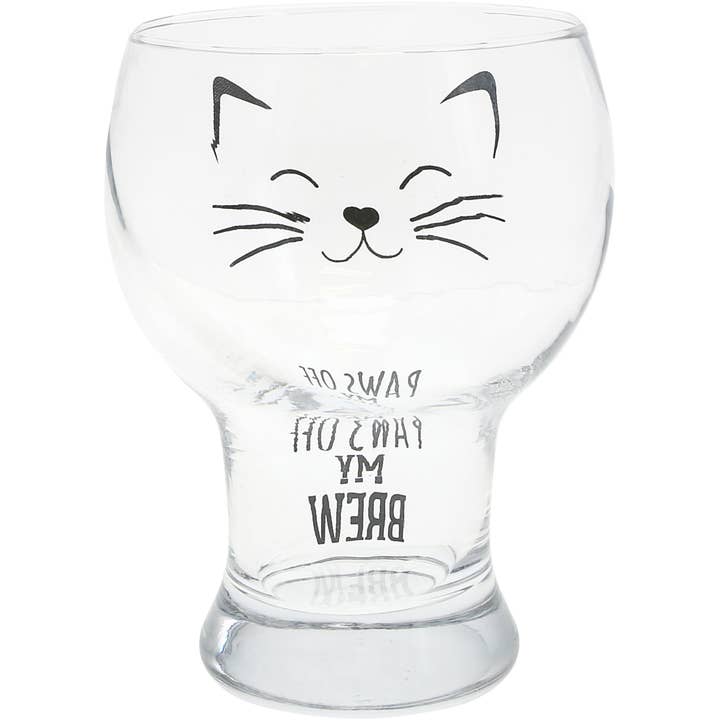 Pavilion - Wholesale Beer Glass/Mug - Paws Off - CAT - 15 oz Pilsner Glass4
