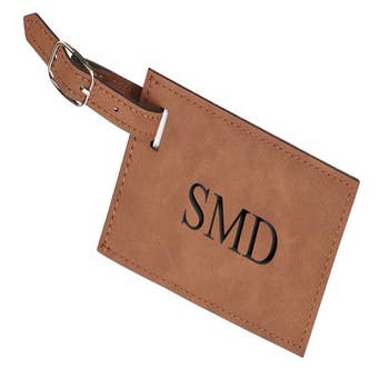 Wholesale Wholesale Luggage Tag Monogram Leather Baggage Airport Tags Travel  Suitcase Cute Luggage Tags From m.