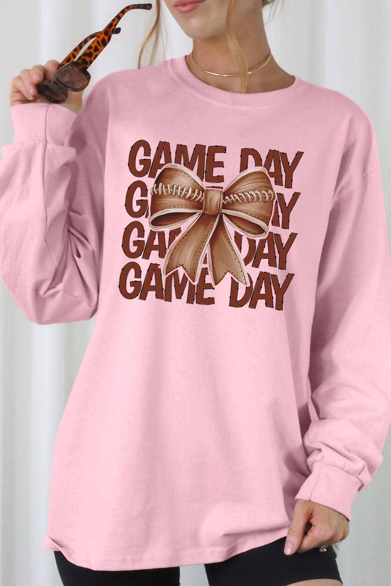 COLORBEAR – T-shirt gráfica - Unissexo por atacado – Camiseta de manga comprida com estampa de futebol para dia de jogo7