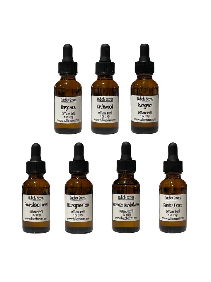 1 oz Car Freshener Refills-Car Freshener Refills-Woodsy for wholesale by Bubbly Scents