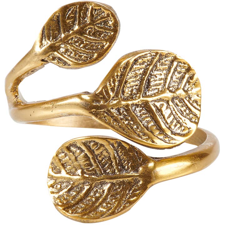 Primitives by Kathy - Wholesale Napkin Ring - Leaves Napkin Ring