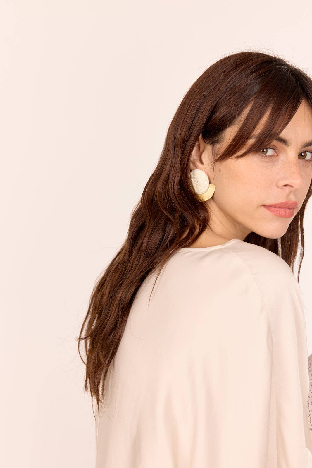 Maradji - Wholesale Dangle Earrings - FARAH RAFFIA AND STEEL EARRING7