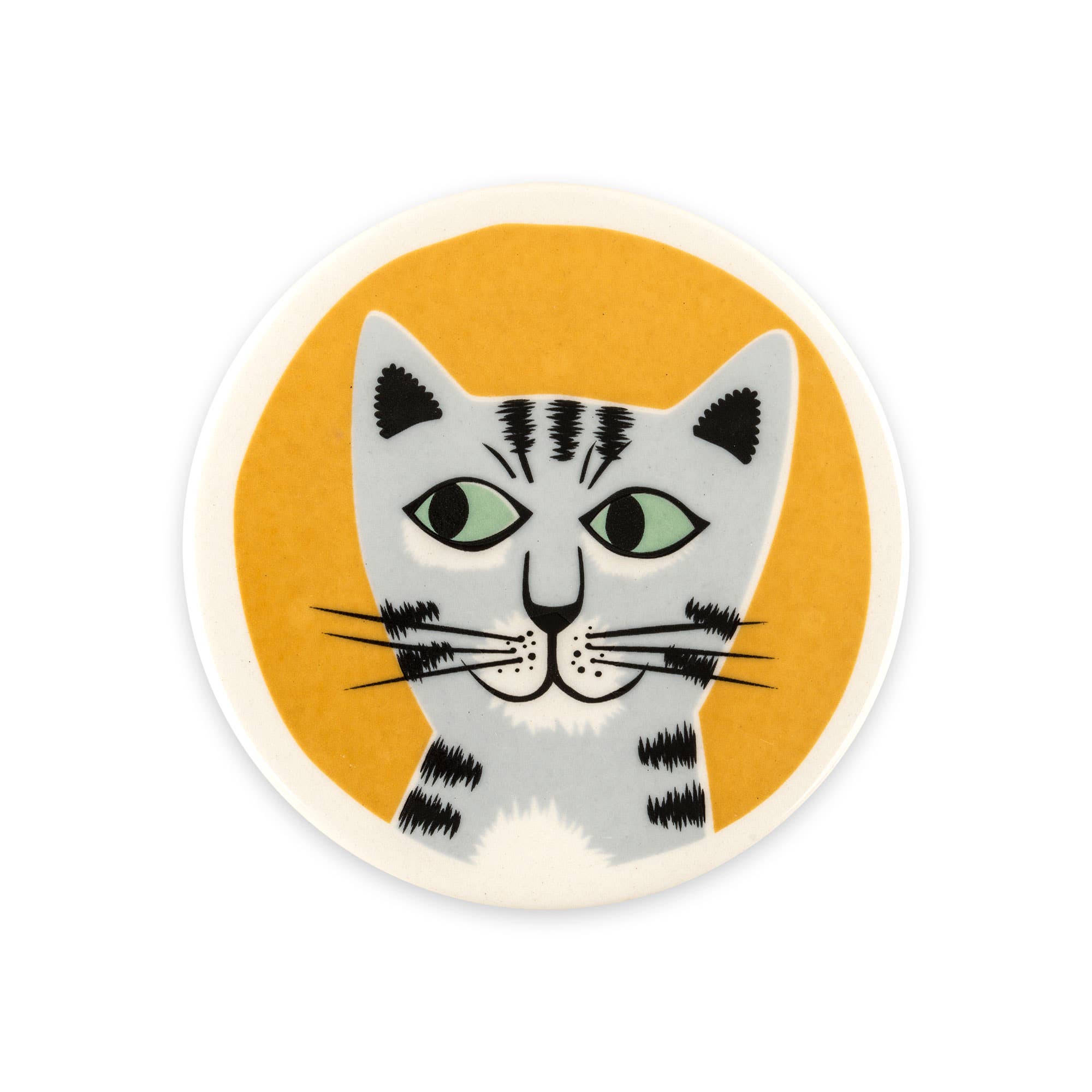 Hannah Turner Ltd - Wholesale Coasters - Handmade Ceramic Cat Coasters box set of 43