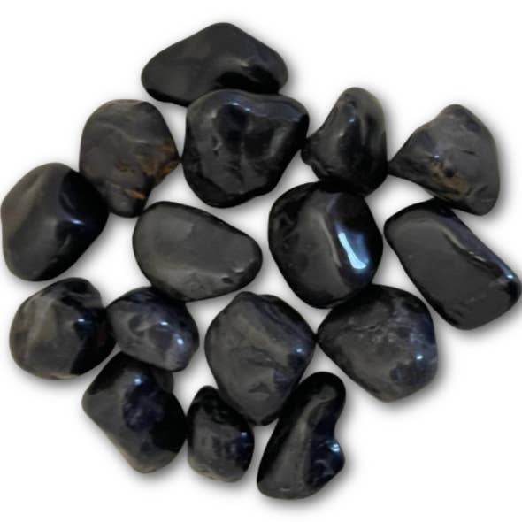 Black Onyx Tumblestones (Weight) for wholesale by Crystal Magick Wholesale Ltd