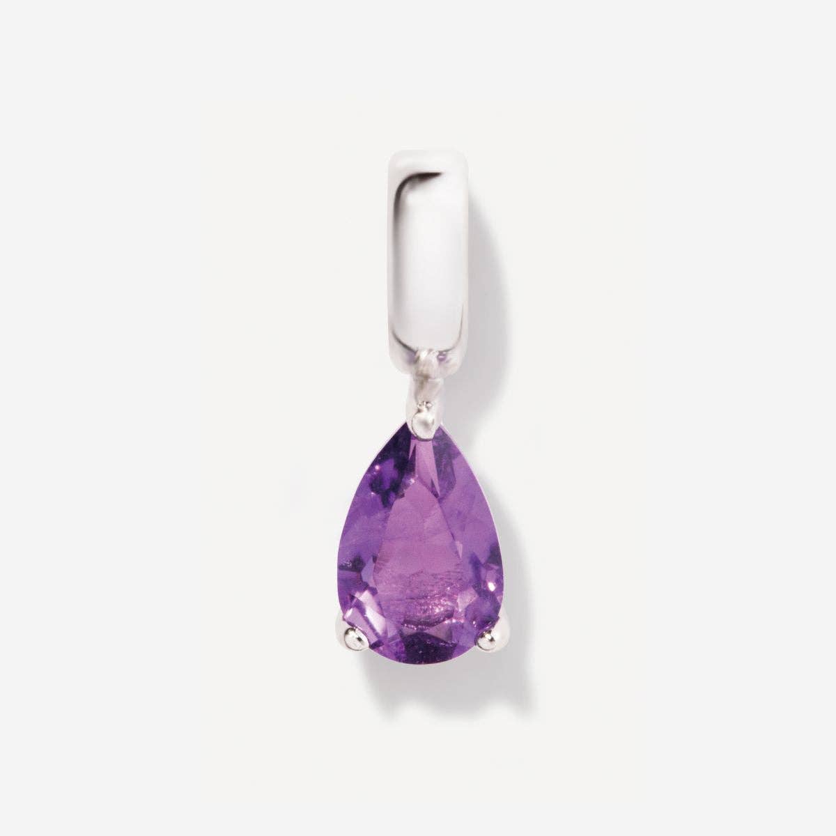 Little Sky Stone - Wholesale Individual Charm/Pendant - Birthstone Teardrop Silver Charm1