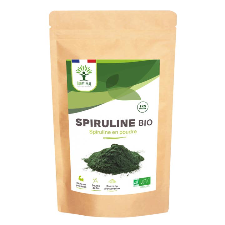 Bioptimal - Wholesale Protein/Superfood Powder - Organic Spirulina Powder - Packaged in France - Vegan3