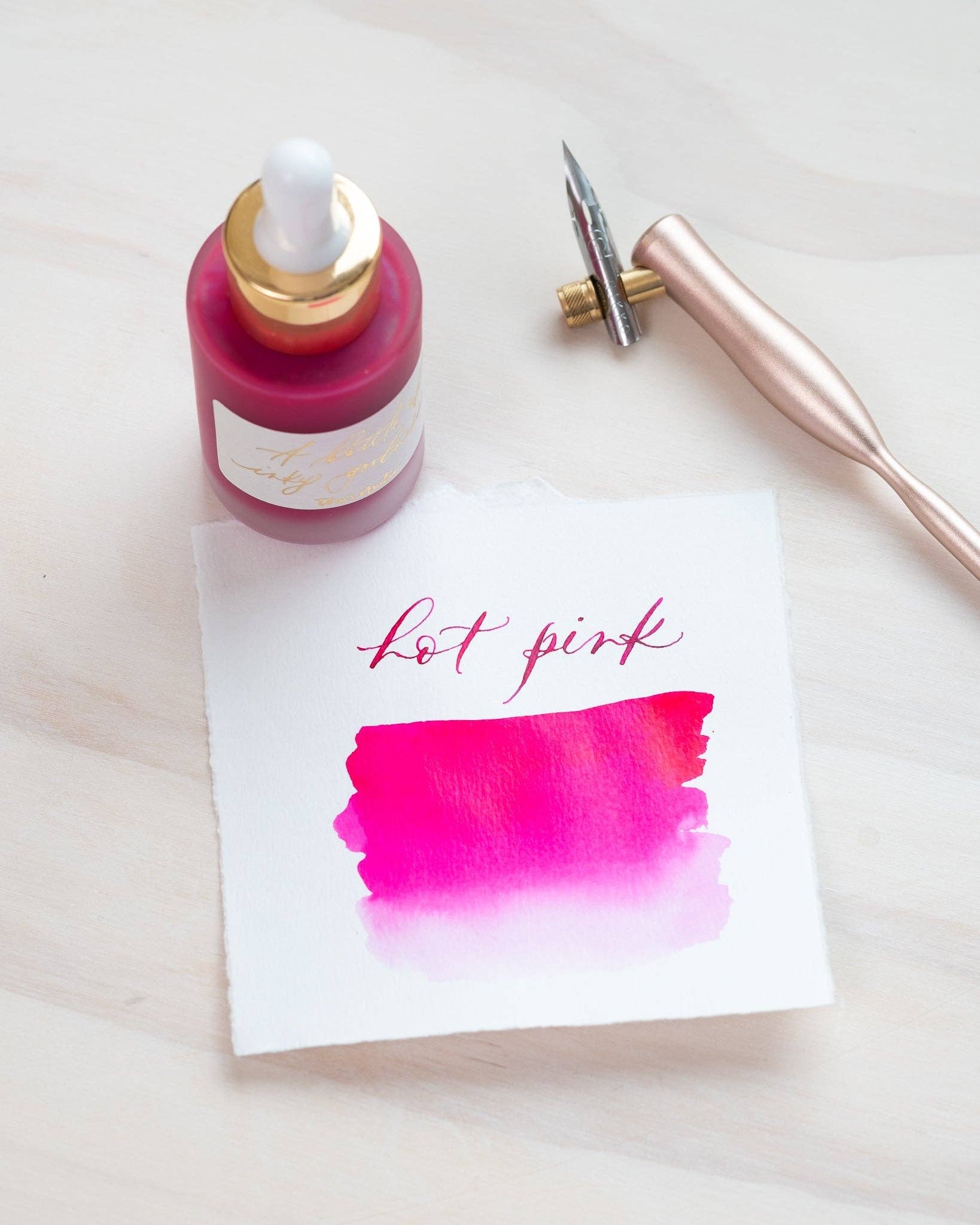 Tom's Studio - Wholesale Craft Supplies - Hot Pink - Calligraphy Ink2