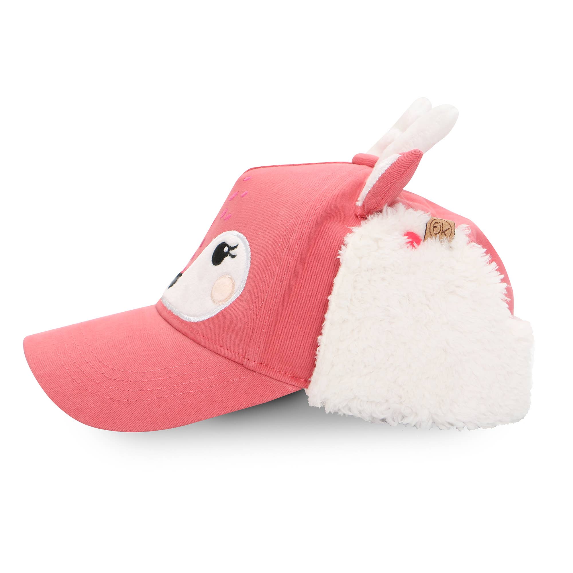 FlapJackKids – wholesale Baseball cap – Kids – 3D Caps with Earflaps - Deer1