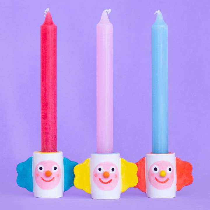 Ana Seixas - Wholesale Candle Holder - Little Clown Candle Holder / Ceramic Vase