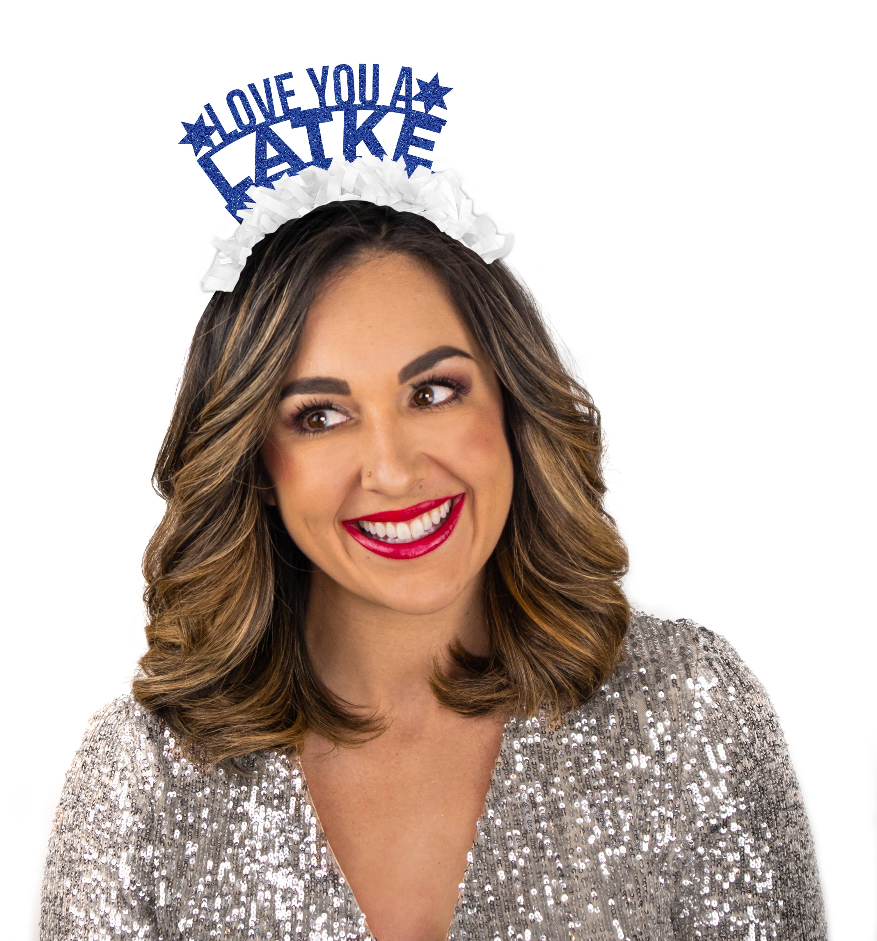 Festive Gal - Wholesale Party Hat/Crown - Love You Latke Hanukkah Party Crown1
