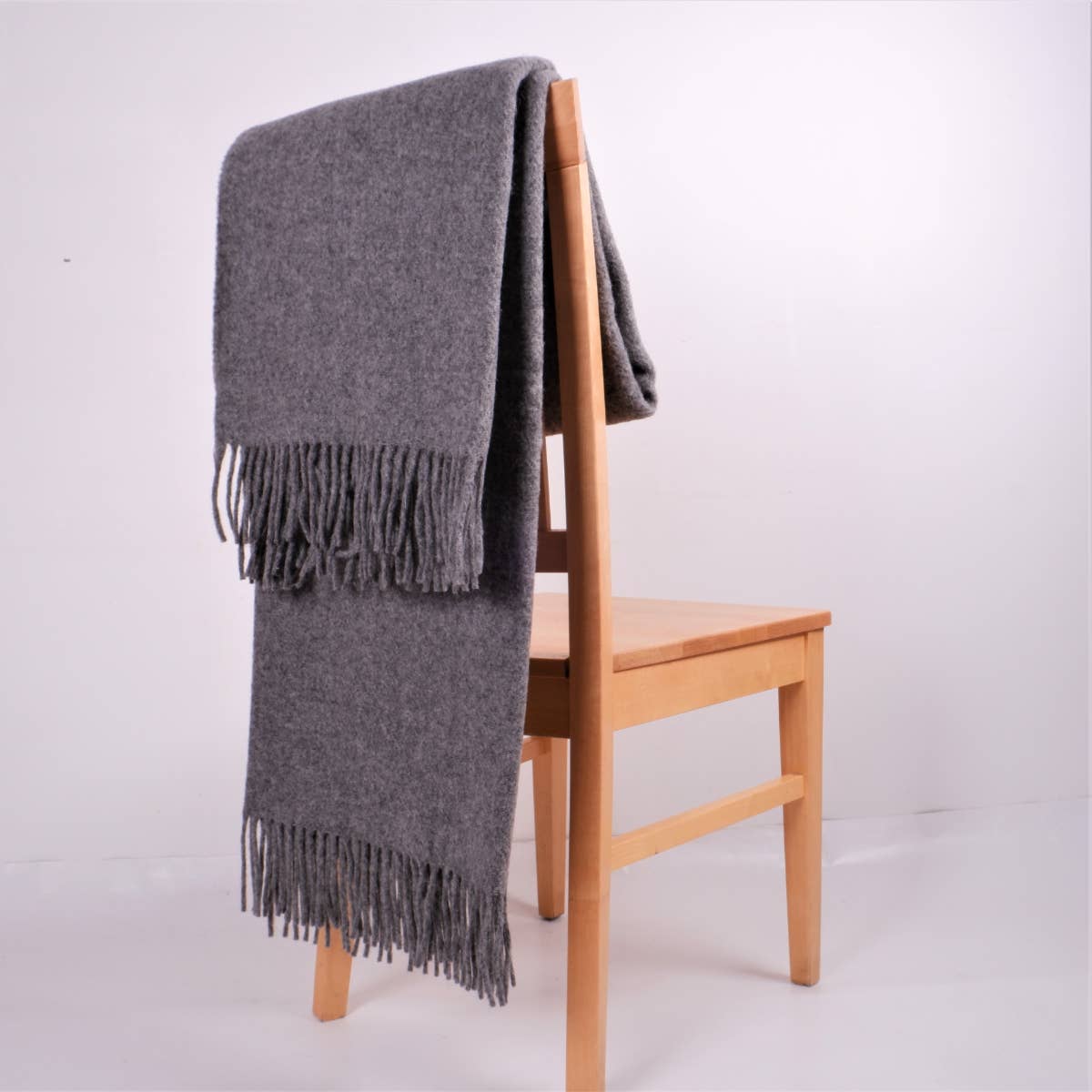 NorraVilla - Wholesale Throw Blanket - Wool  Blanket - Solid Color Ligh Brown3