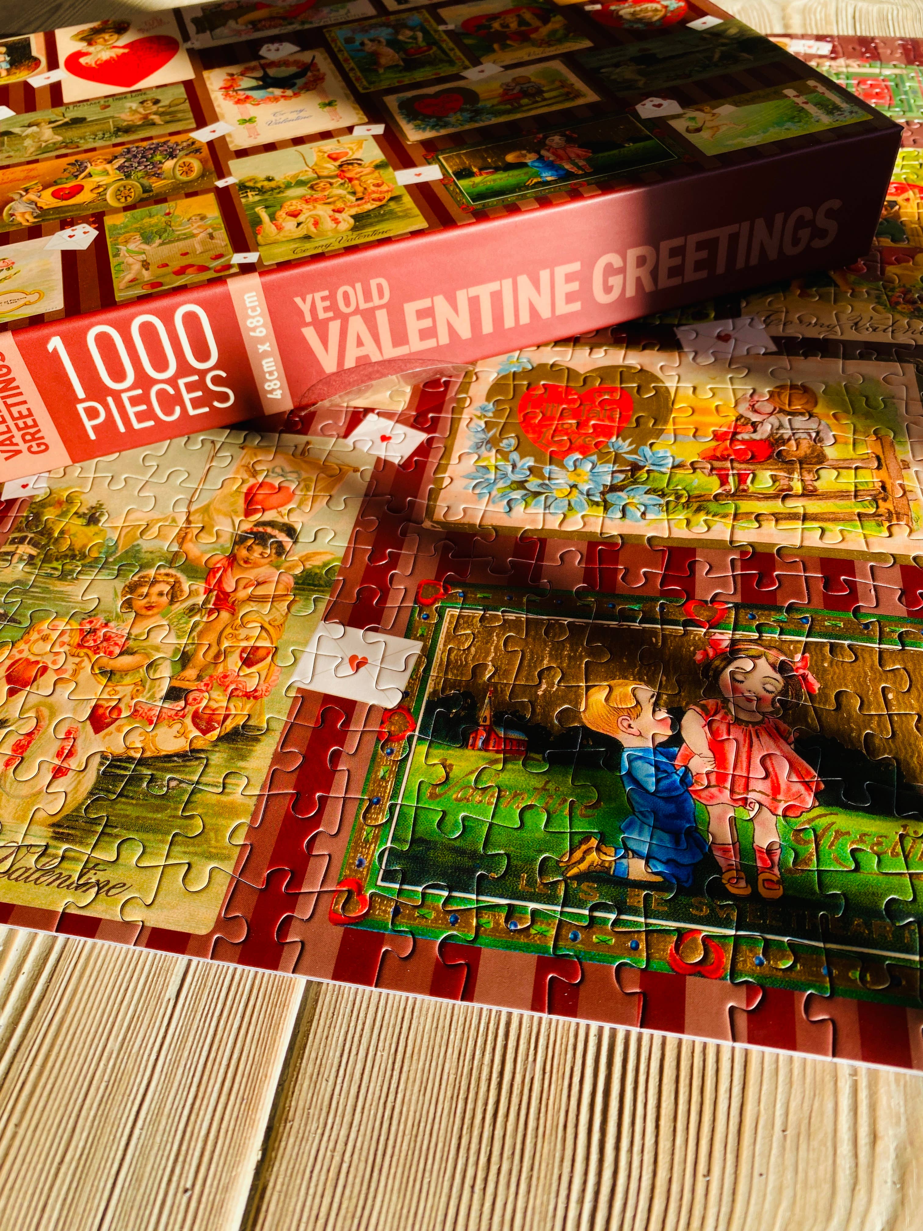 Penny Puzzle - Wholesale Puzzle - Adult - YE OLD VALENTINE GREETINGS 1000 piece jigsaw puzzle4