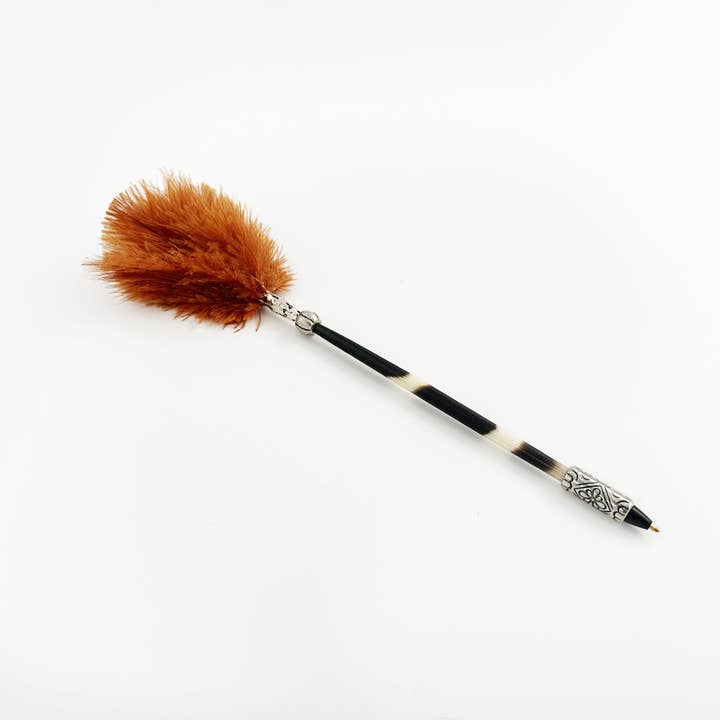 OUTPOST ORIGINAL - Wholesale Pen - Porcupine Quill Pen with Ostrich Feathers5