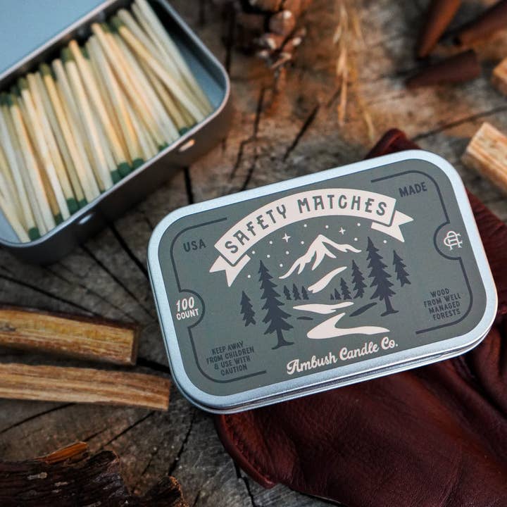 Veiligheidslucifers - Open Range voor wholesale door Ambush Candle Co.
