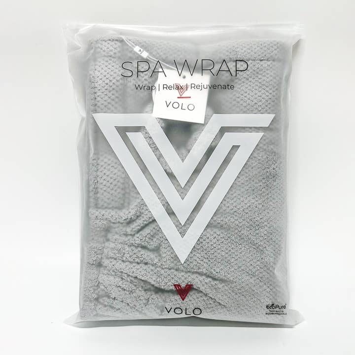 VOLO Spa Wrap in Luna Gray for wholesale by VOLO Beauty