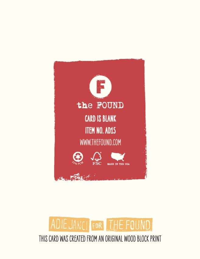 THE FOUND - Wholesale Season's Greetings Card - Fall Maize Card1