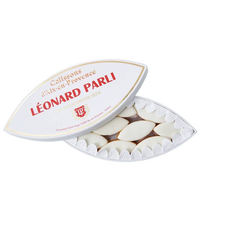 Scatola Calissons d'Aix Prestige - 230g - 20 pezzi per la vendita all'ingrosso da parte di Léonard Parli