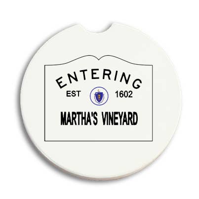 CC3236 (CC16) - Townline Sign Car Coaster for wholesale by Paint The Town