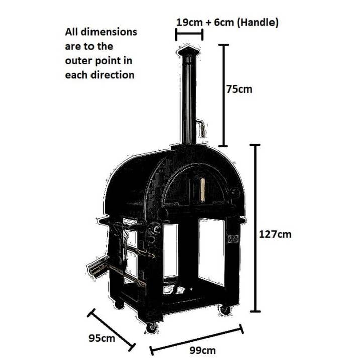 McGowan & Rutherford Ltd - Wholesale Outdoor Grill Tools - Stainless Steel Outdoor Pizza Oven with Accessories