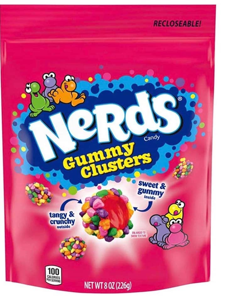 États-Unis - Nerds Gummy Clusters Sachet - Arc-en-ciel 8 oz pour la vente par iSweet.ca
