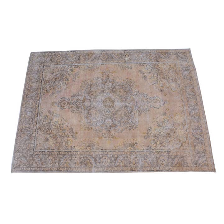 Overdyed Vintage Thatch Persian Rug for wholesale on Faire