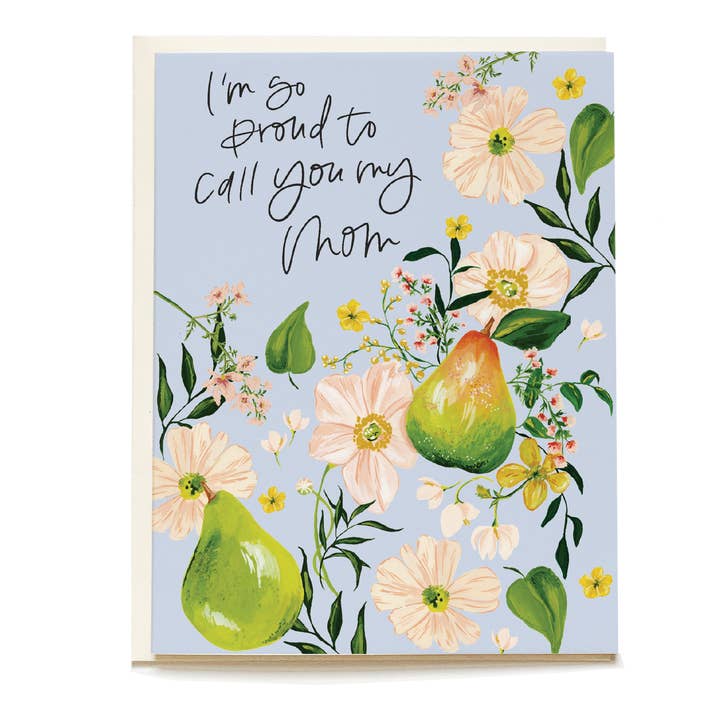 Tarjeta de felicitación para el Día de la Madre de Pear Orchard para venta al por mayor de Pen + Pillar