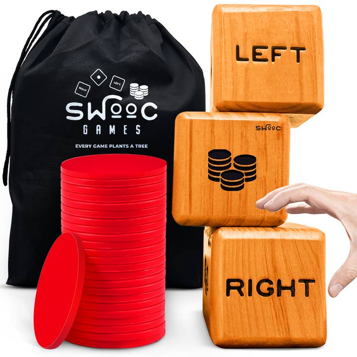 Swooc Games - Wholesale Board Game - Giant Right Center Left Game