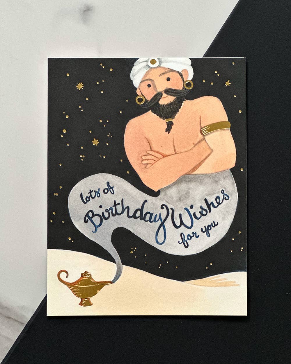 JooJoo Paper - Wholesale Birthday Card - Genie Birthday Greeting Card1