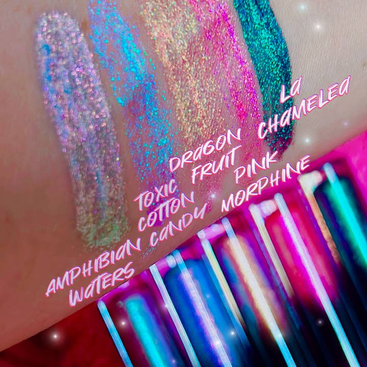 Inked Doll Cosmetics - Wholesale Lip Gloss - “DEADLY VENOM” DUO CHROME LIPGLOSS