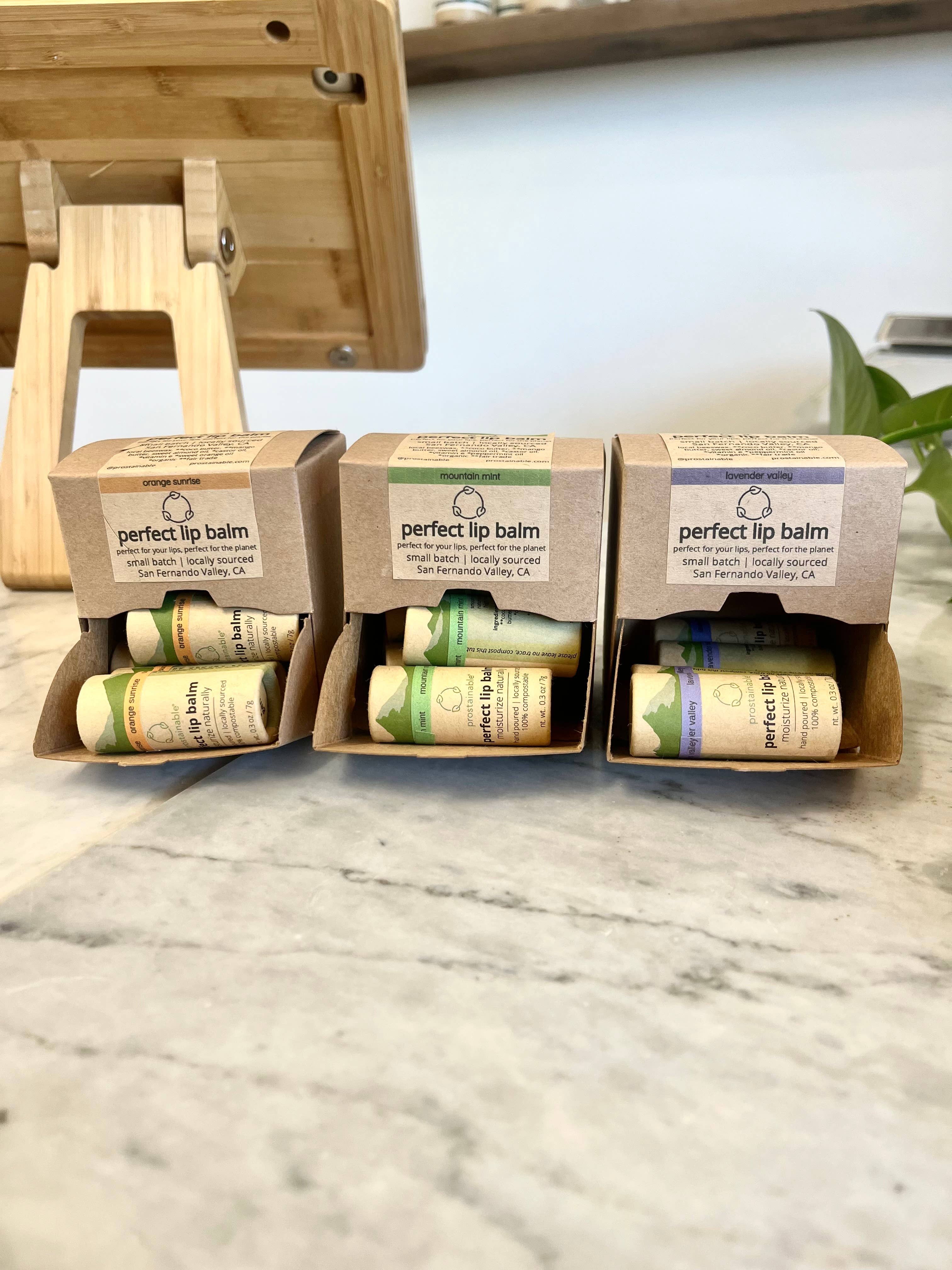 prostainable ® - Wholesale Lip Balm Set - perfect lip balms display box - Orange Sunrise2