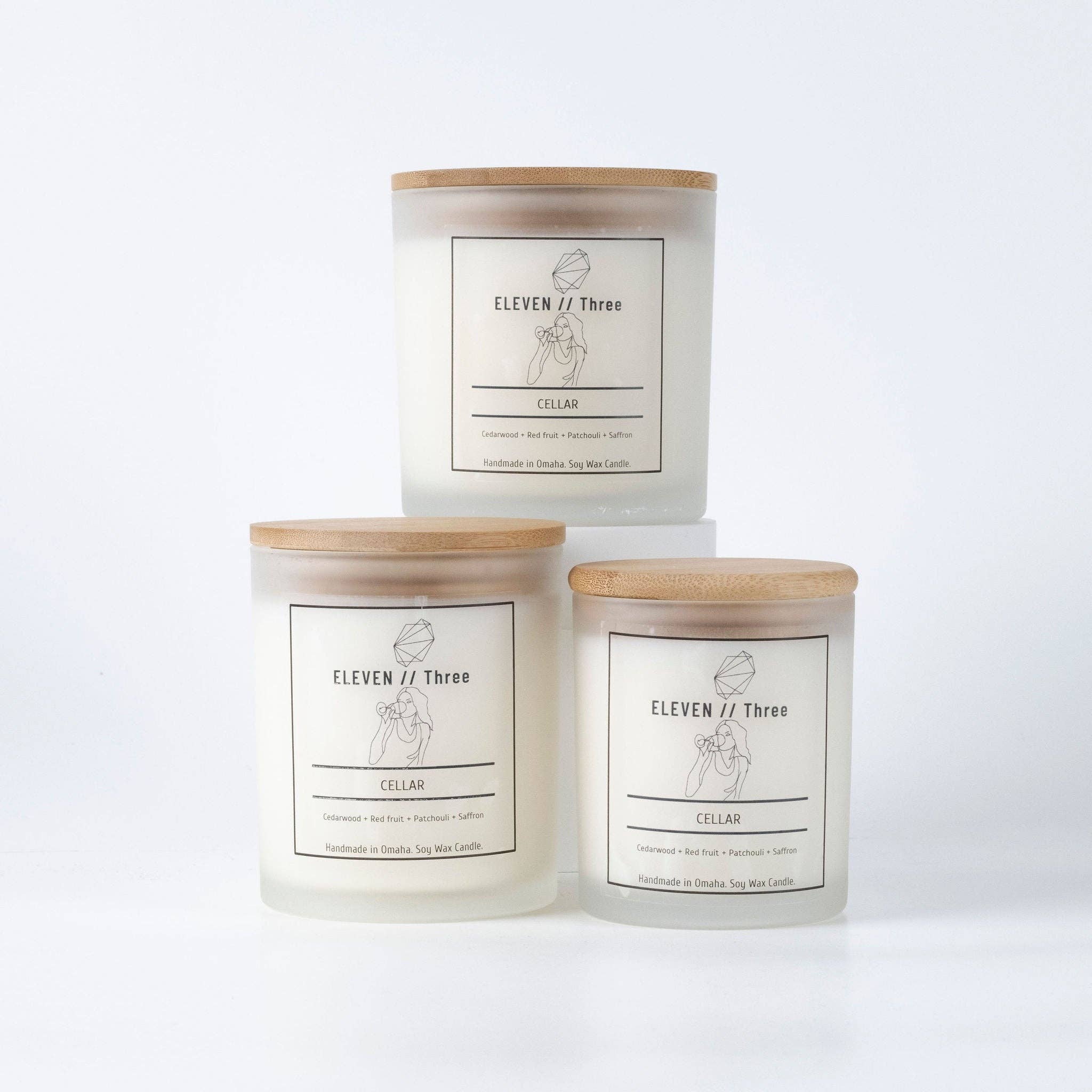 ELEVEN//Three - Wholesale Jar/Filled Candle - CELLAR Dark Cherry Pink Pepper Musk Patchouli Jar Candle4