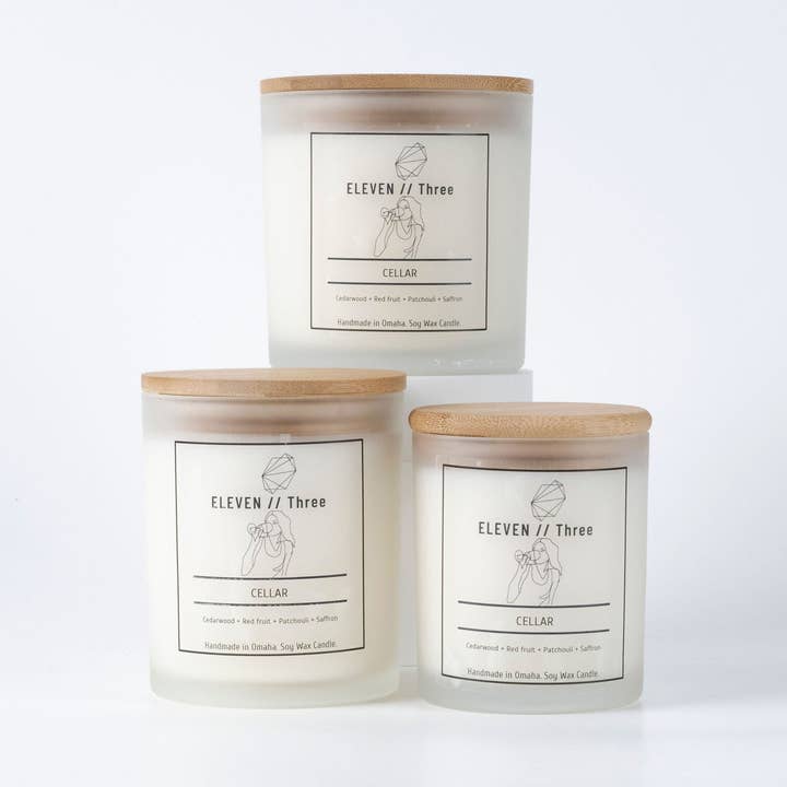 ELEVEN//Three - Wholesale Jar/Filled Candle - CELLAR Dark Cherry Pink Pepper Musk Patchouli Jar Candle4