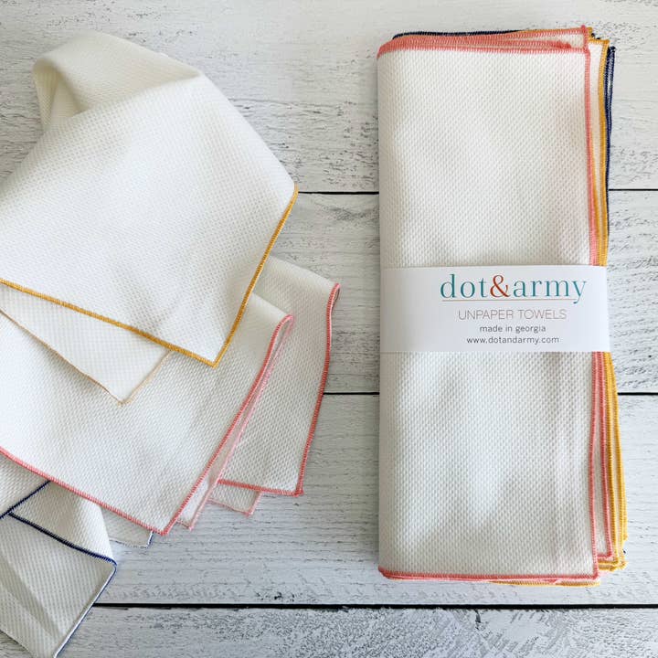 Dot and Army - Wholesale Dishcloth - Unpaper Towels, set of 12