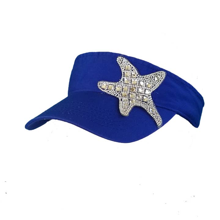 The Alabama Girl - Wholesale Visor - Women's - Crystallized Starfish Visor1
