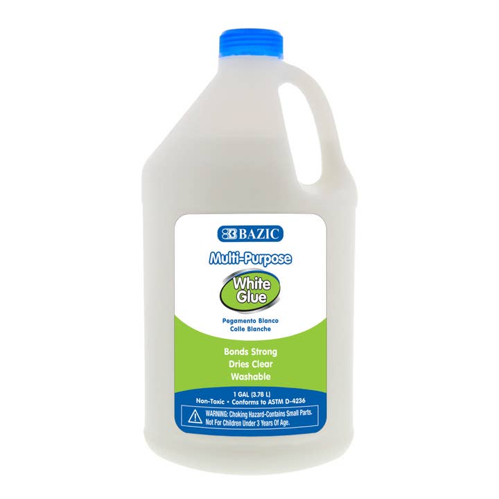 Colle blanche 1 gallon pour la vente par BAZIC Products