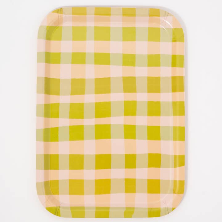 Green Gingham Bent Birch Serving Tray and other Purchase Wholesale tablett. Free Returns & Net 60 Terms on Faire trending on Faire.