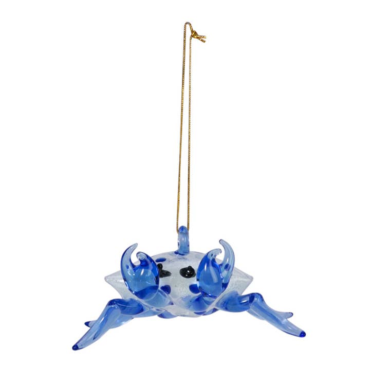 Beachcombers - Wholesale Ornament - Christmas Glowing Crab Glass Ornament