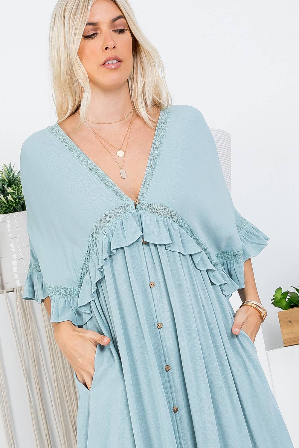 Sweet Lovely by Jen - Vente Cache-maillot – femme - ROBE CACHE-CŒUR MAXI33